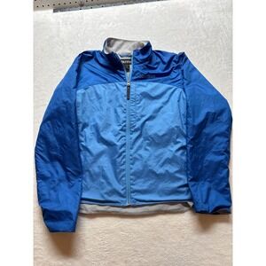 Marmot Zip Up Jacket Womens Sz Large ‎ Malibu High Low Curved Hem Windbreaker